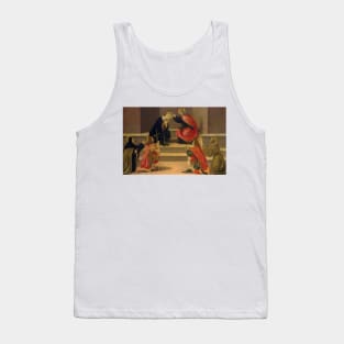 The Coronation of the Virgin by Follower Of Botticelli Tank Top